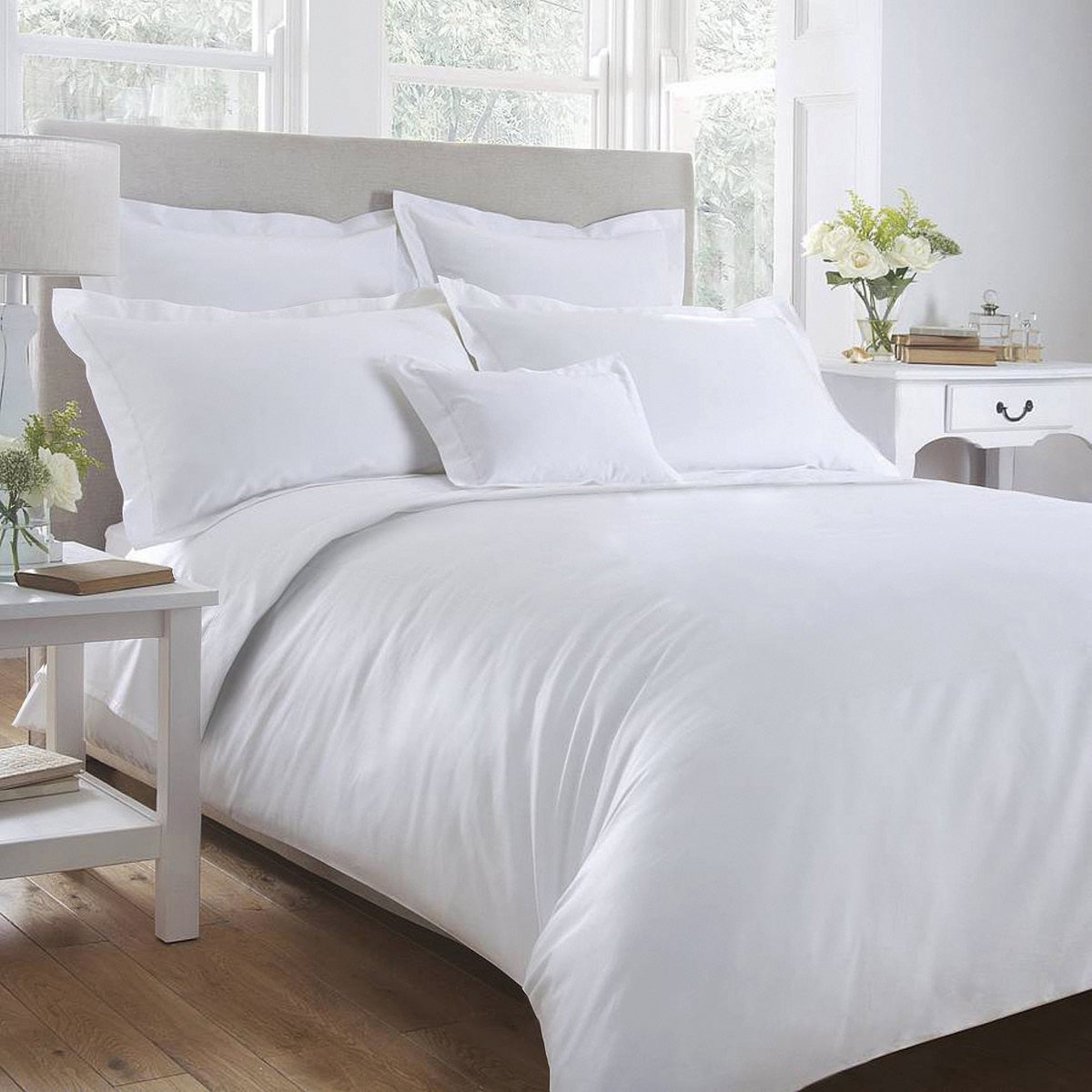 400TC Oxford Straight Stitch Duvet Cover Sets